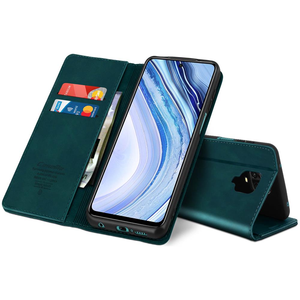 Custodia Redmi Note 9s / 9 Pro / 9 Pro Max Vintage Supporto Stand Blu - Foto 2