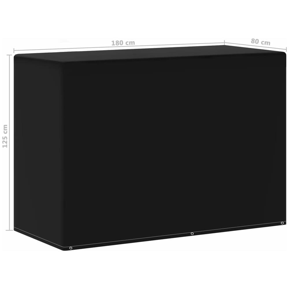 Copertura Da Giardino Con 6 Occhielli Per Barbecue 180x80x125cm - Foto 7
