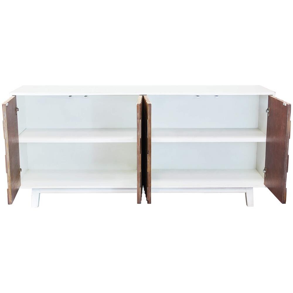 Matrix - Madia Moderna Con Decoro In Legno - Foto 2