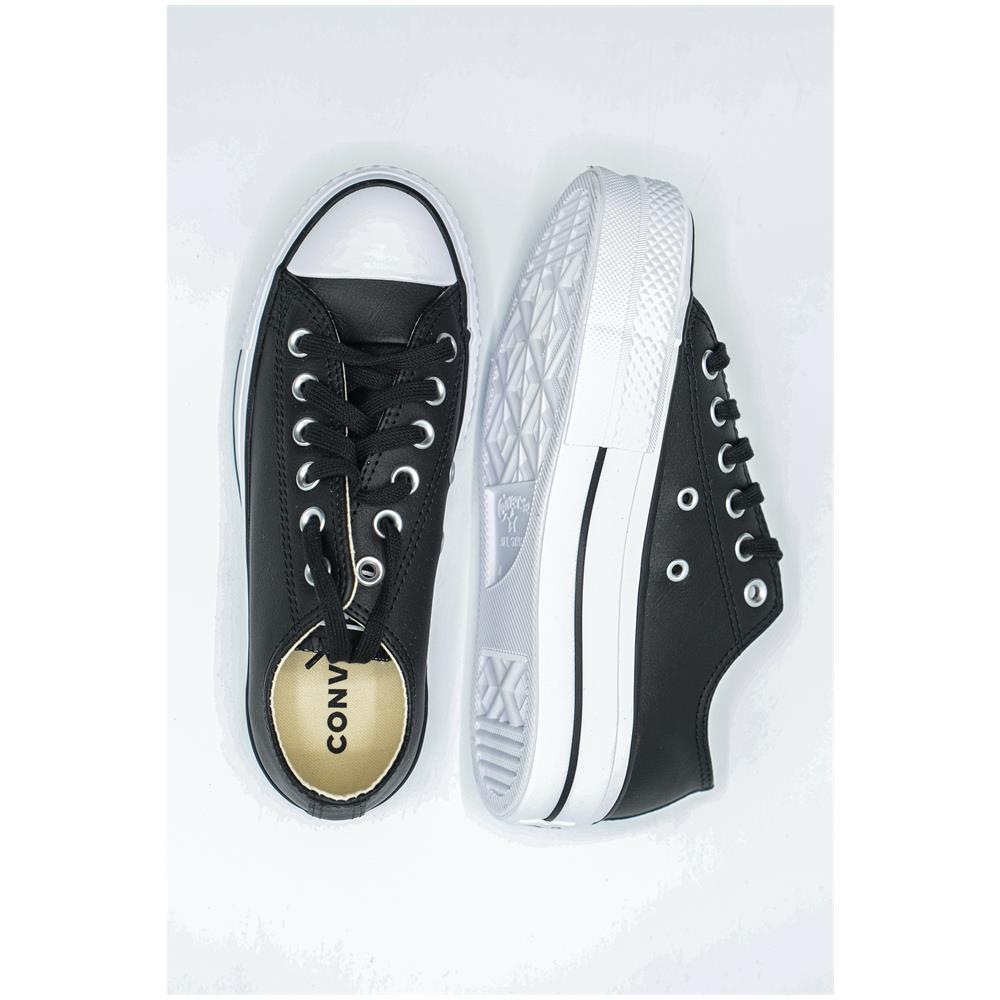 561681c Ct All Star Low Platform Trainer In Black White For Women - Foto 9