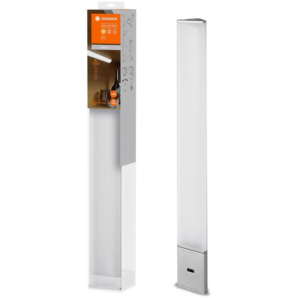 Ledvance Apparecchio A Bassa Tensione Con Alimentatore Esterno, Per Armadi E Sottopensili Led Corner / 7,50 W, 220…240 V, Bianco Caldo, 3000 K, Materiale: Polycarbonat (pc) /acrylnitril, Ip20 - Foto 2
