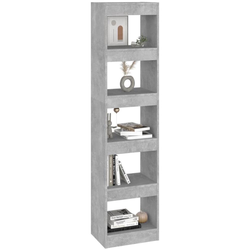 Libreria / divisorio Grigio Cemento 40x30x166 Cm - Foto 7