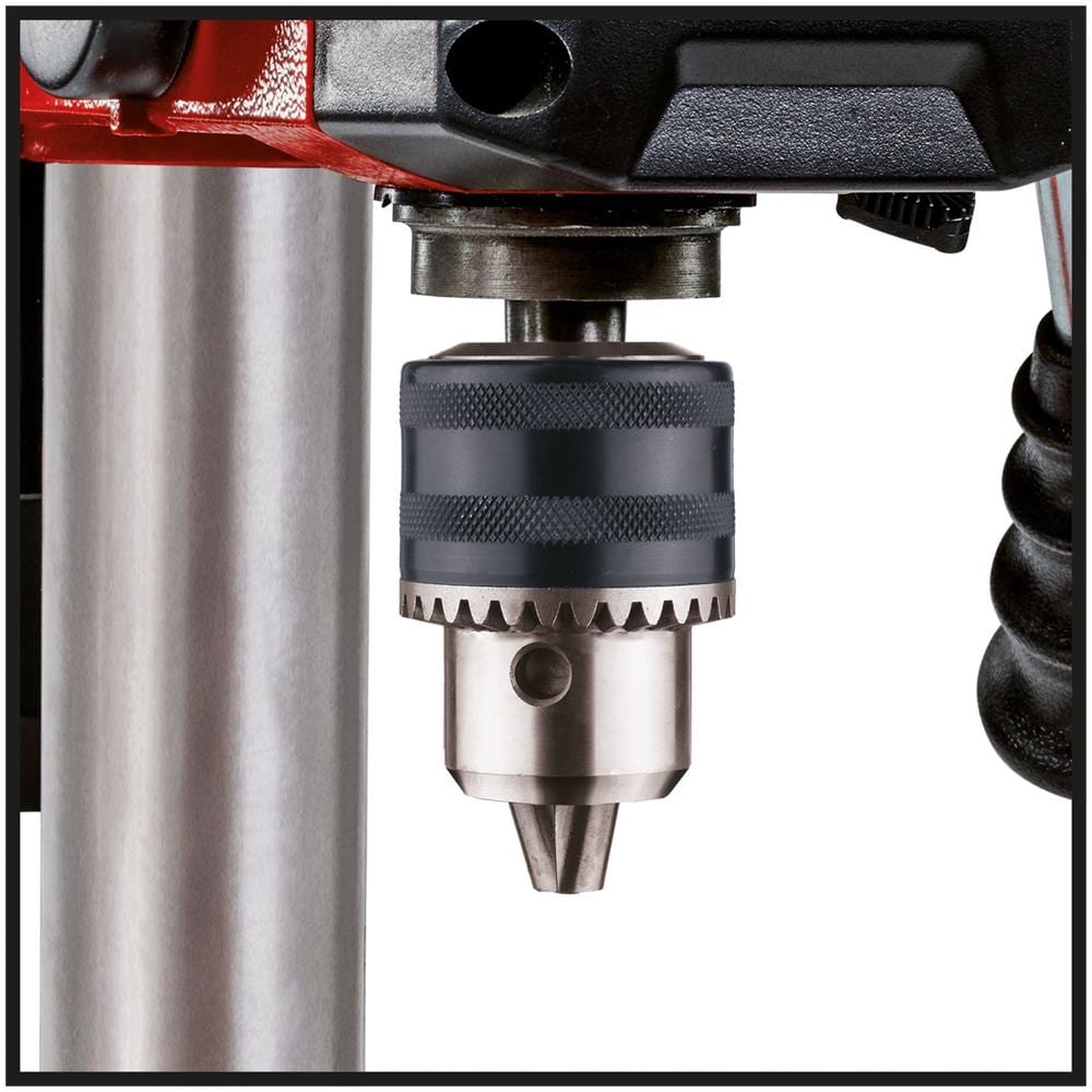 Trapano a Colonna Potenza 450 Watt Piano Inclinabile 45° /- 45° Attacco Mandrino B16 Diametro Punte 1.5/13 mm Escursione 104 mm - Foto 2