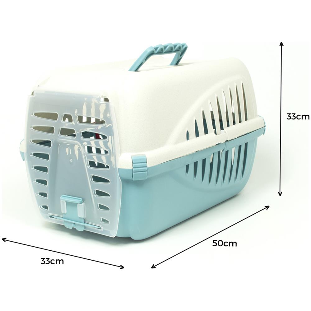 Trasportino Pet Animali Domestici Modello Fufi Colore Azzurro - Foto 4