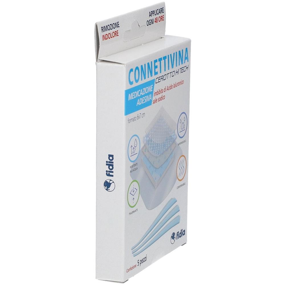 Cerotto Connettivina Hitech 6 X 7 cm 5 Pezzi - Foto 1
