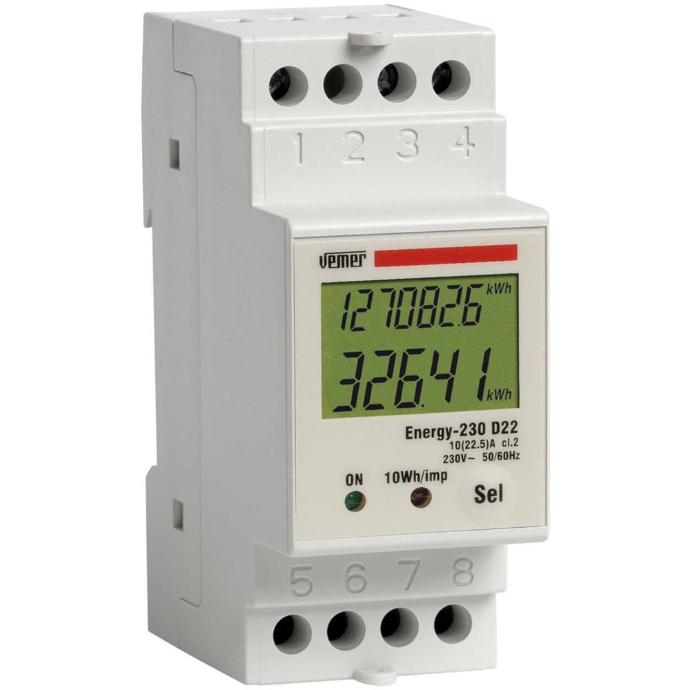 Contatore Di Energia Da Barra Din Energy-230 D22 Ve044400 - Foto 2