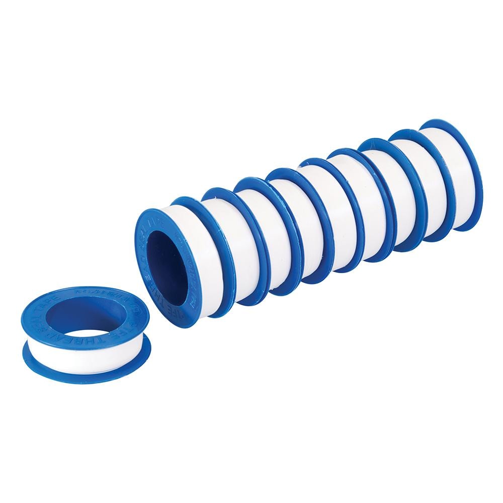 250475 Nastri Sigillanti In Ptfe Bianco Per Filettature 10 P. zi 12 Mm X 12 M - Foto 1