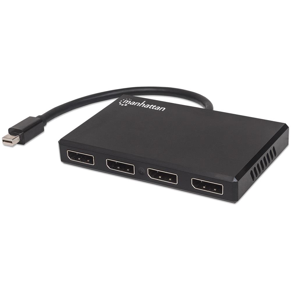 IDATA MDP-DP4M - Splitter Hub Mini DisplayPort a 4 porte DisplayPort con MST - Foto 1