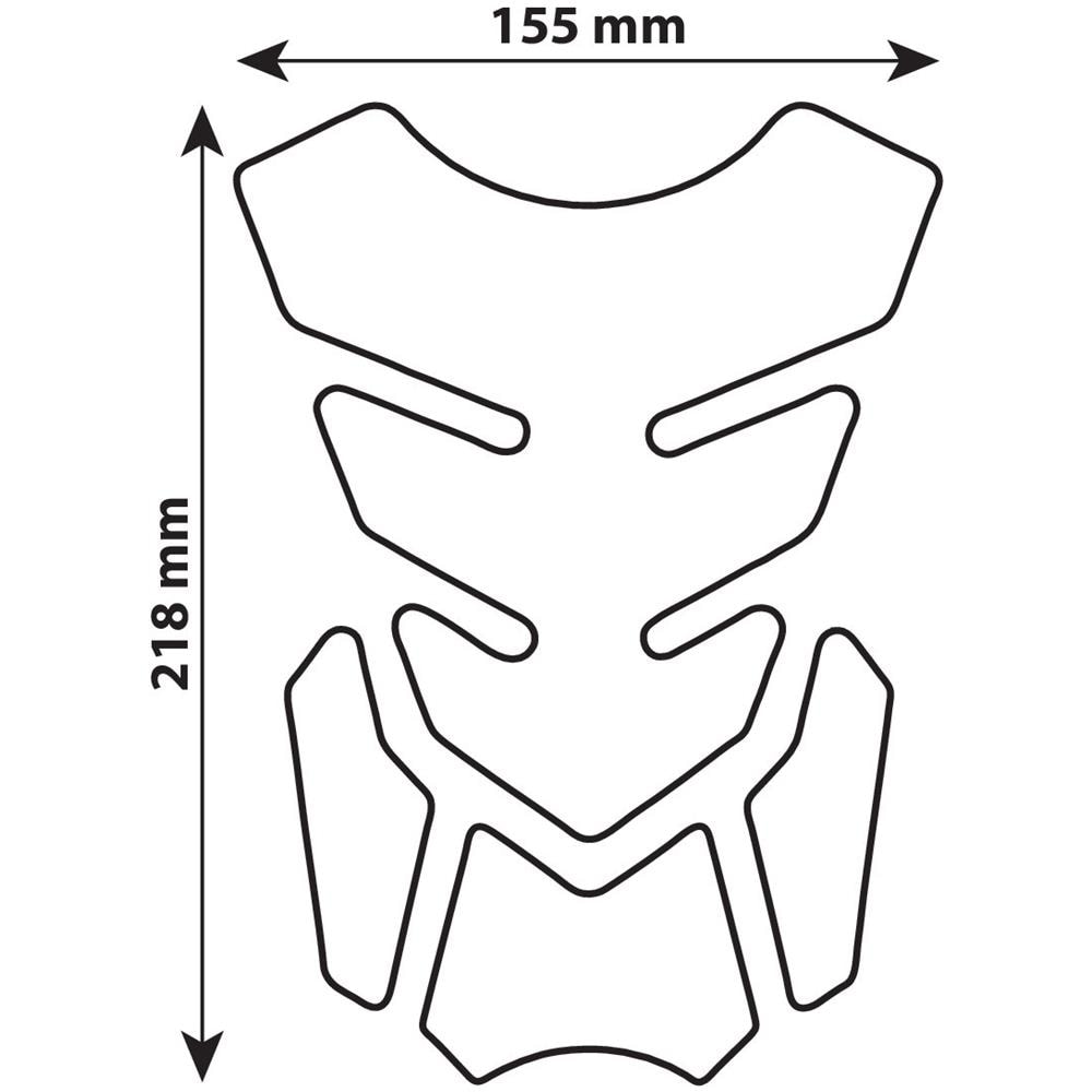 90510 Pro-tank X2 Protezione Adesiva Per Serbatoio Carbon - Foto 3
