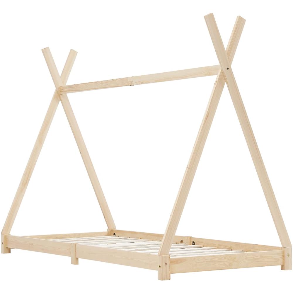 Giroletto Per Bambini In Legno Massello Di Pino 90x200 Cm - Foto 2