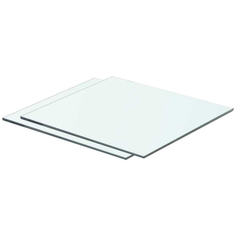 Mensole In Vetro Trasparente 2 Pz 40x30 Cm - Foto 1