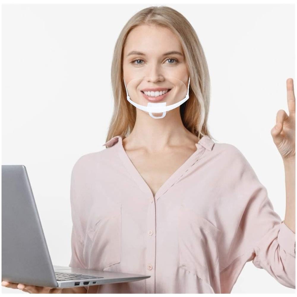 Visiera Bocca Paraschizzi Trasparente - Foto 1