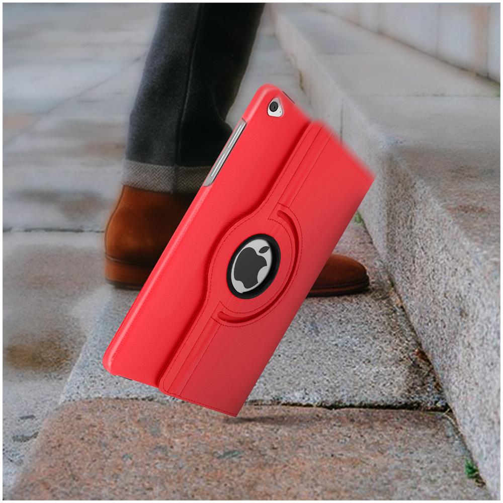 Custodia Ipad Air 2 / Ipad Pro 9.7 Supporto Regolabile 360° - Rosso - Foto 2