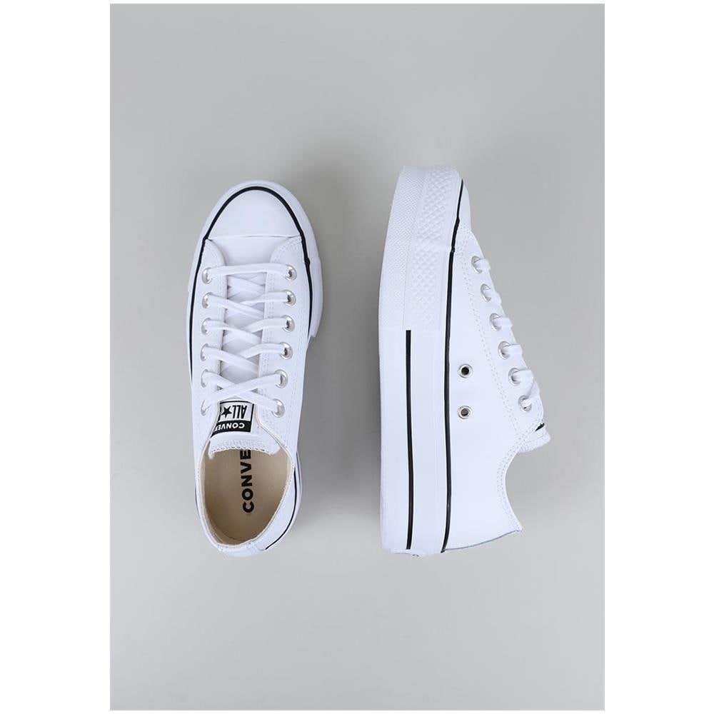 561680c Ct All Star Low Platform Trainer In White Black For Women - Foto 8