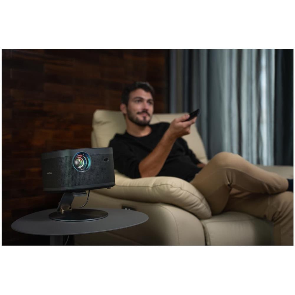 Proiettore Portatile Smart Horizon Pro 2200 ANSI Lumen 4K 3840 x 2160 Pixel Compatibilità 3D Colore Grigio Scuro - Foto 4