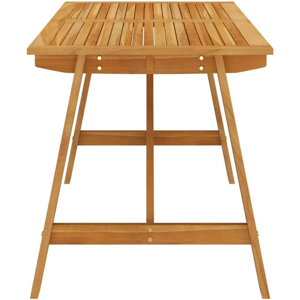 Tavolo da Giardino 140x70x73,5 cm in Massello di Acacia - Foto 3