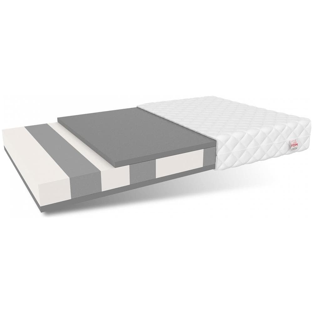 Materasso 90x200 Cm 7 Zone Schiuma Di Poliuretano 10 Cm H2 H3 282804 - Foto 11