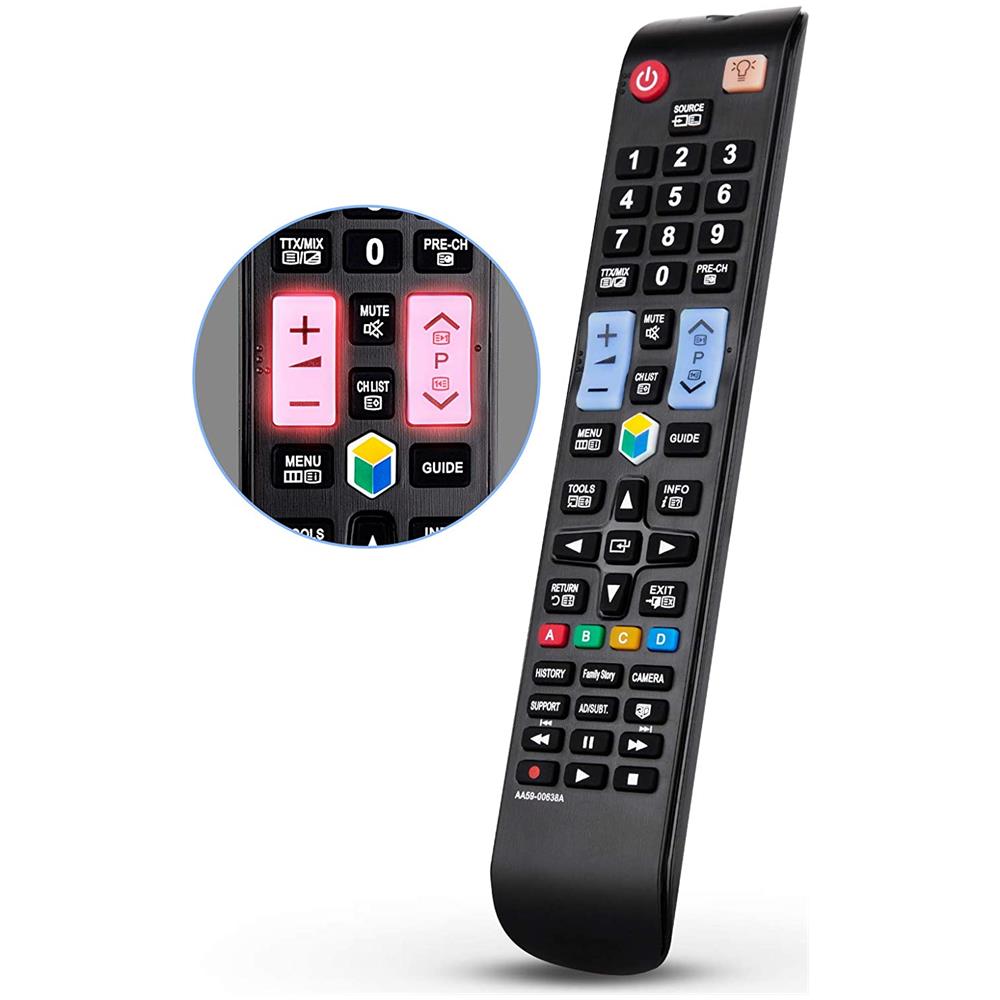 Telecomando Universale Samsung Per Tutte Le Tv Aa59-00638a, Per Smart Tv, Lcd, Led, Qled, Suhd, Uhd, Hdtv, Tv Curve Al Plasma, 4k, 3d, No Programmazione - Foto 1