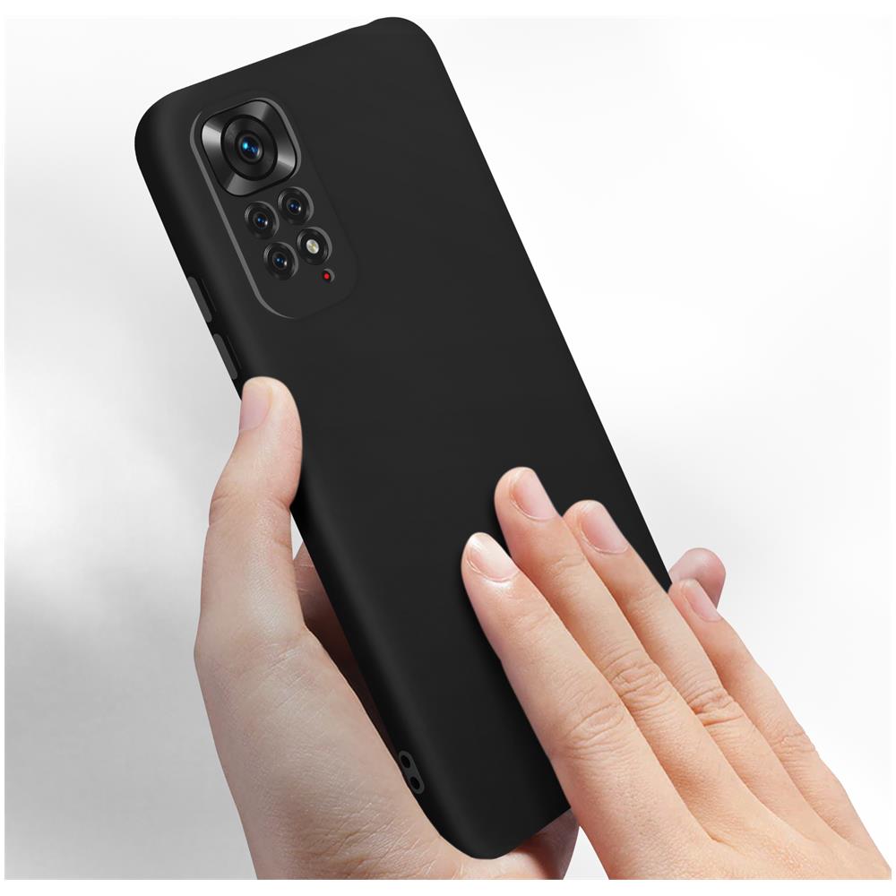 Cover Per Xiaomi Redmi Note 11 / 11s In Silicone Semi-rigido Soft-touch Nera - Foto 2