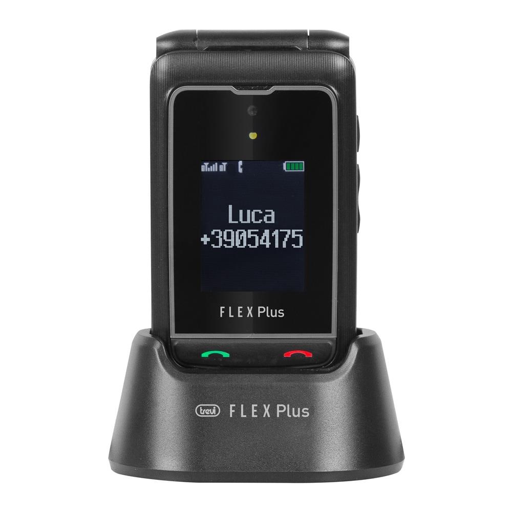Telefono Cellulare Per Anziani A Conchiglia Doppio Display Trevi Flex Plus 65 Nero - Foto 4