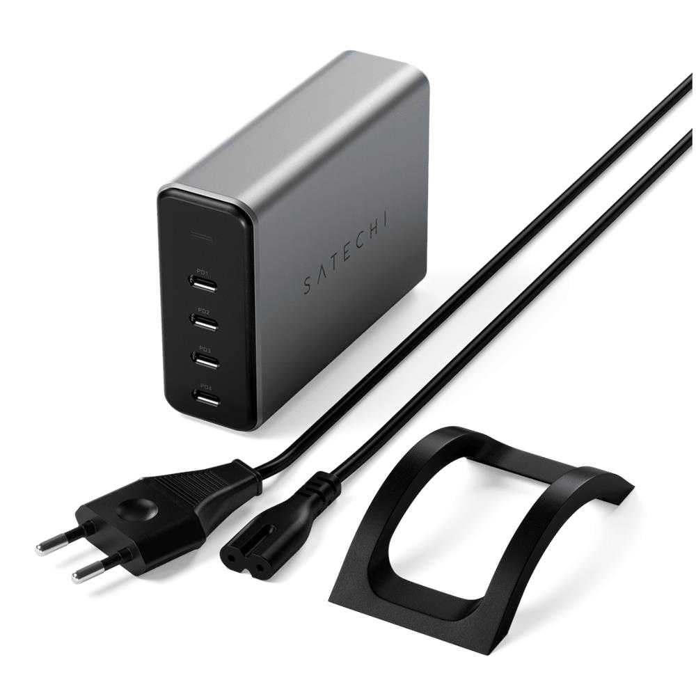ALIMENTATORE USB-C 165WATT 4P SPACE GRAY - Foto 6
