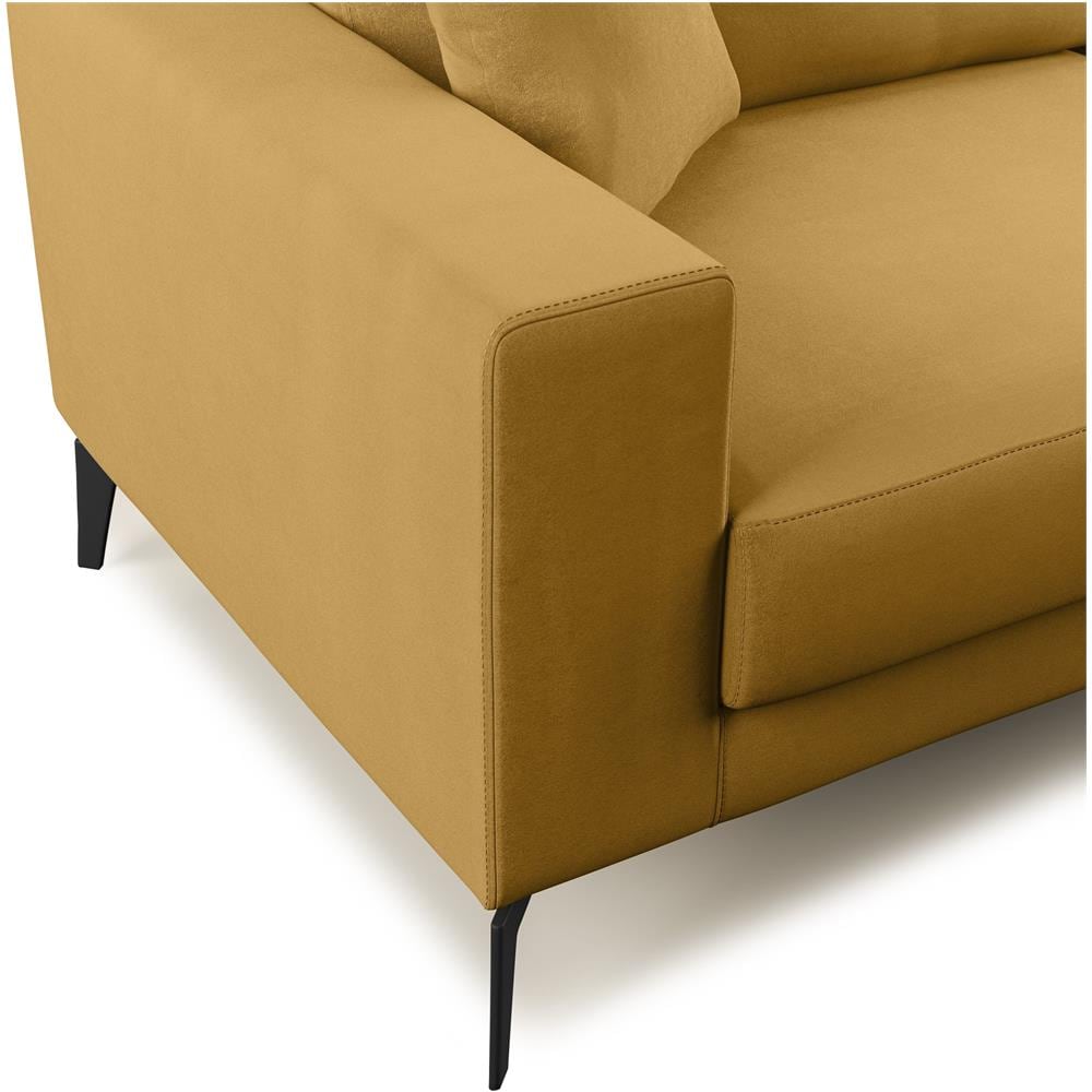 Prestige Divano Moderno In Microfibra T11 Giallo - Foto 2