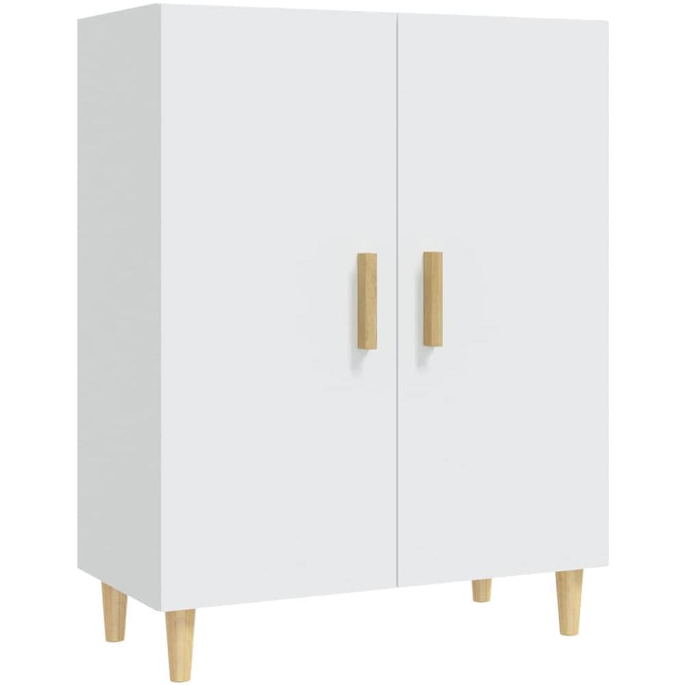 Credenza Bianca 70x34x90 Cm In Legno Multistrato - Foto 2