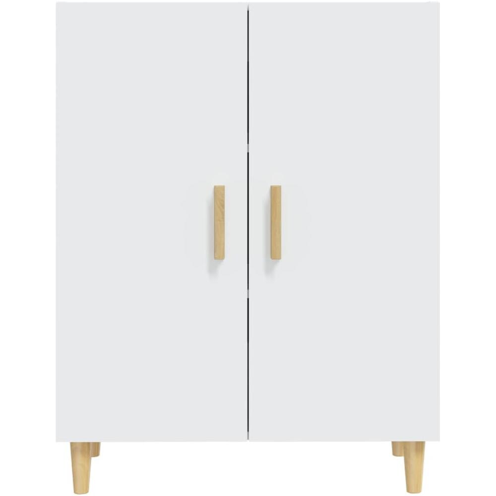 Credenza Bianca 70x34x90 Cm In Legno Multistrato - Foto 3