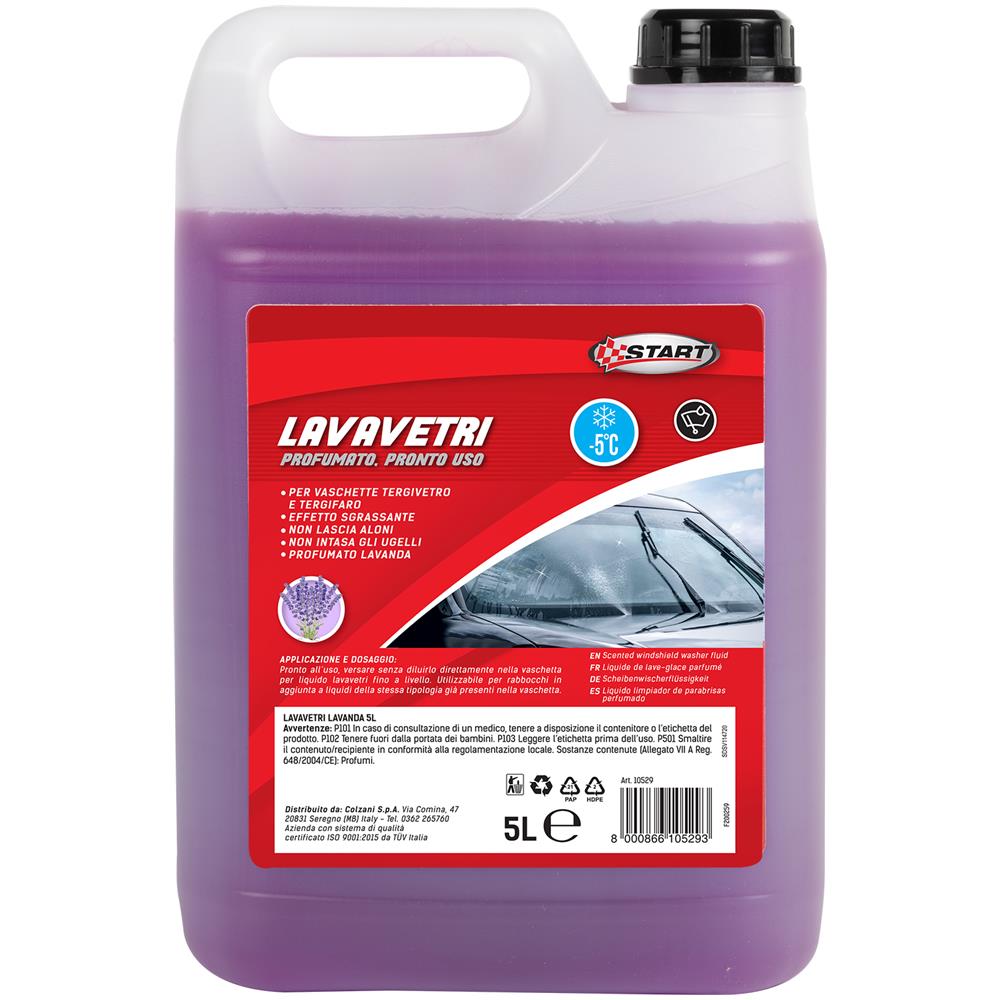 Liquido Tergivetro Profumato Alla Lavanda -5 C 5l - Foto 1