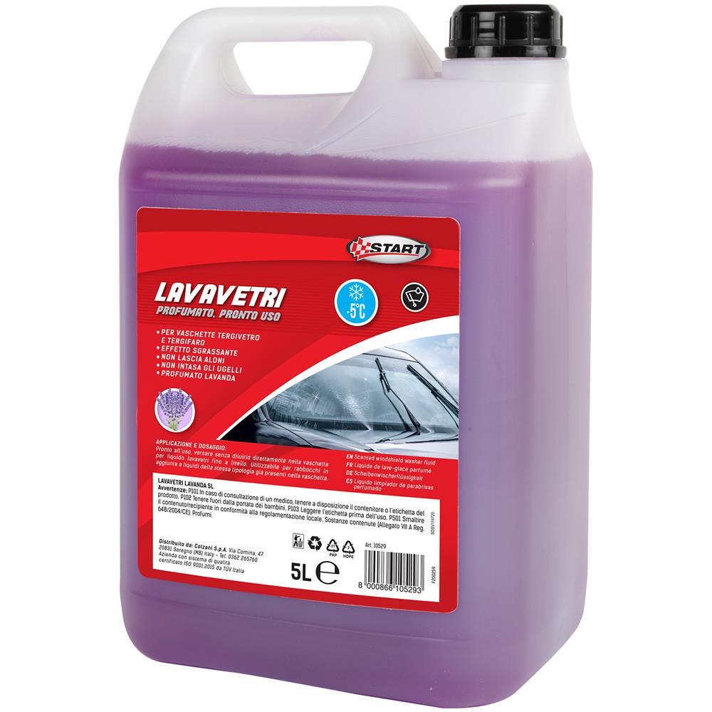 Liquido Tergivetro Profumato Alla Lavanda -5 C 5l - Foto 2