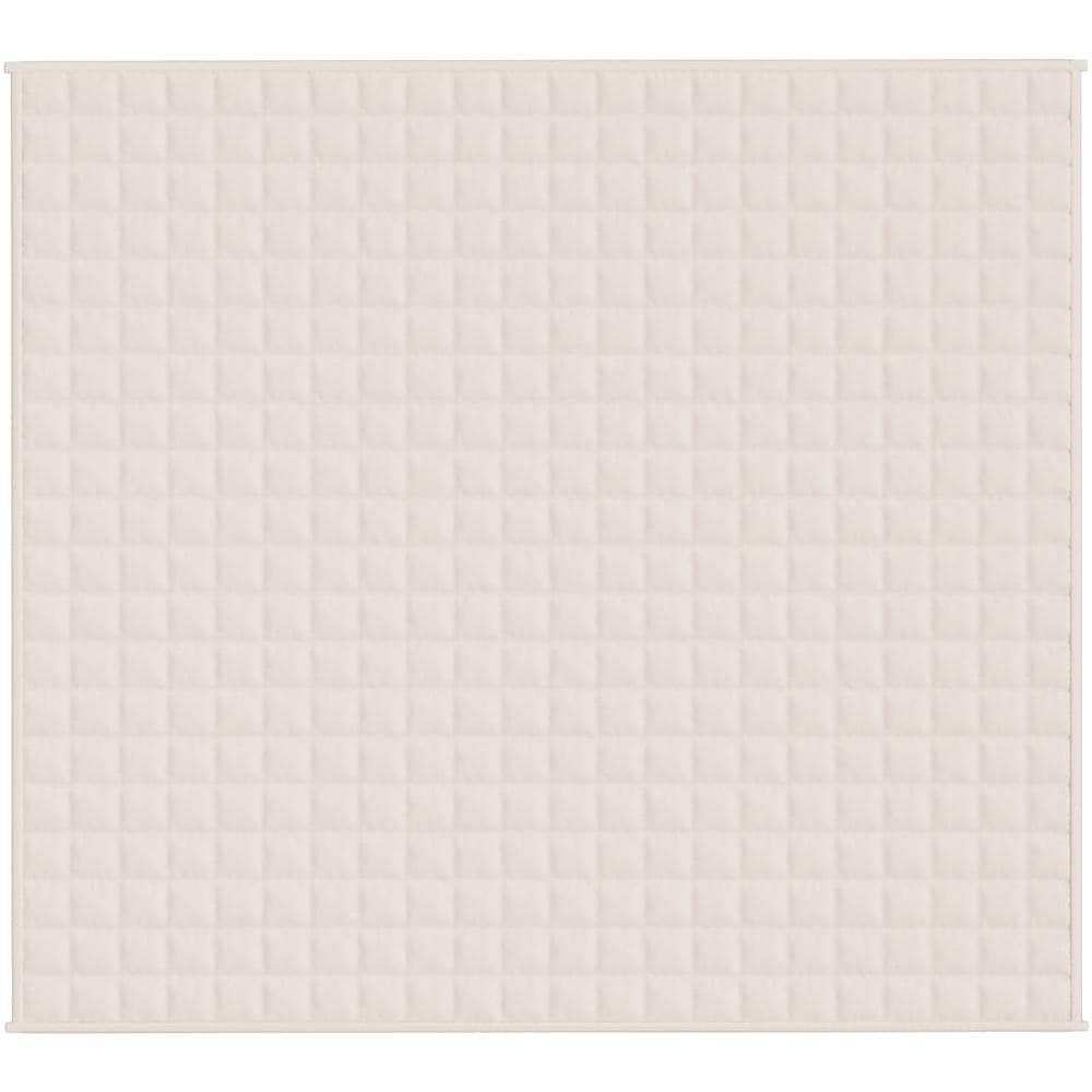 Coperta Ponderata Crema Chiaro 200x220 Cm 13 Kg Tessuto - Foto 2