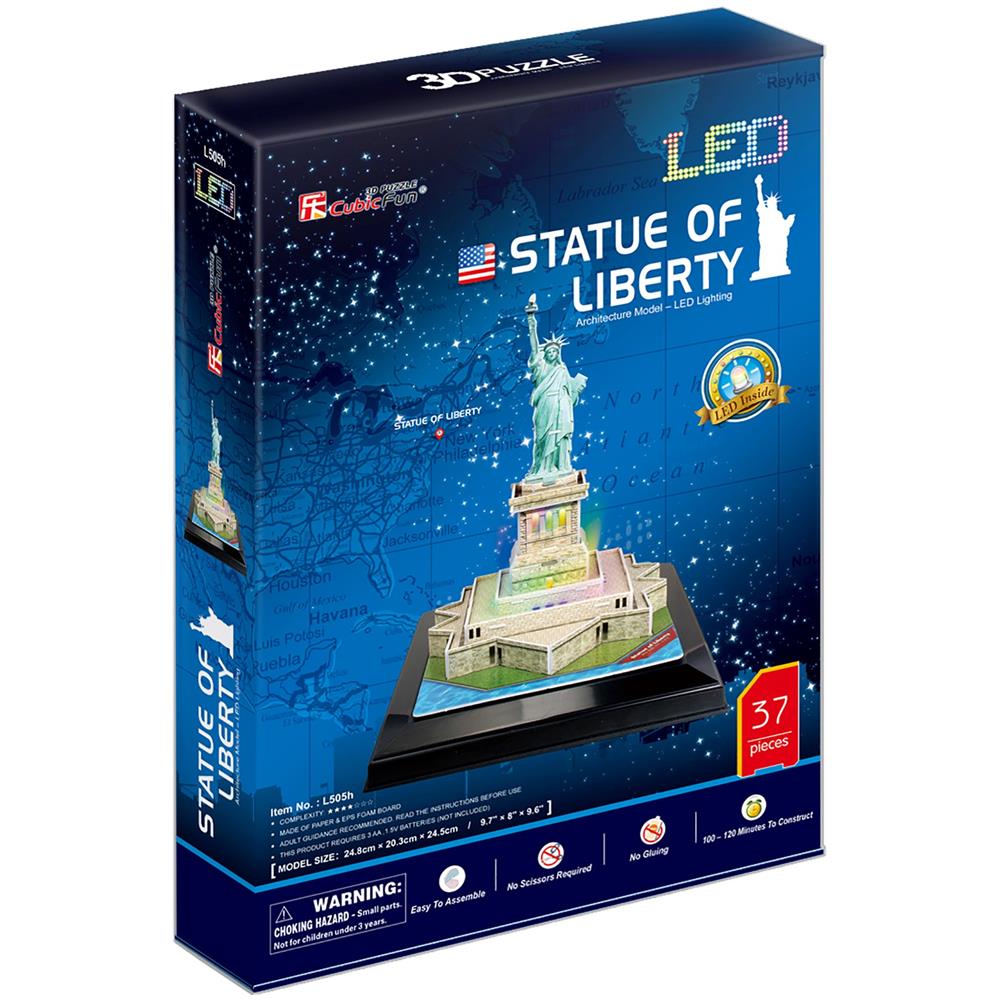 3d Puzzle Freiheitsstatue (licht) (da-20505) - Foto 4