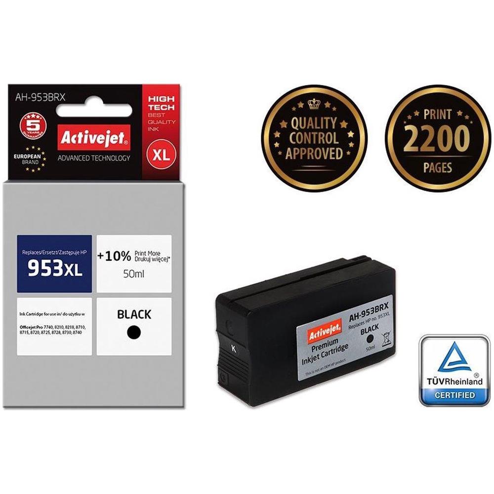 Inchiostro Ah-303brx Per Stampante Hp, Sostituzione Hp 303xl T6n04ae; Premio; 20ml; Nero - Foto 1