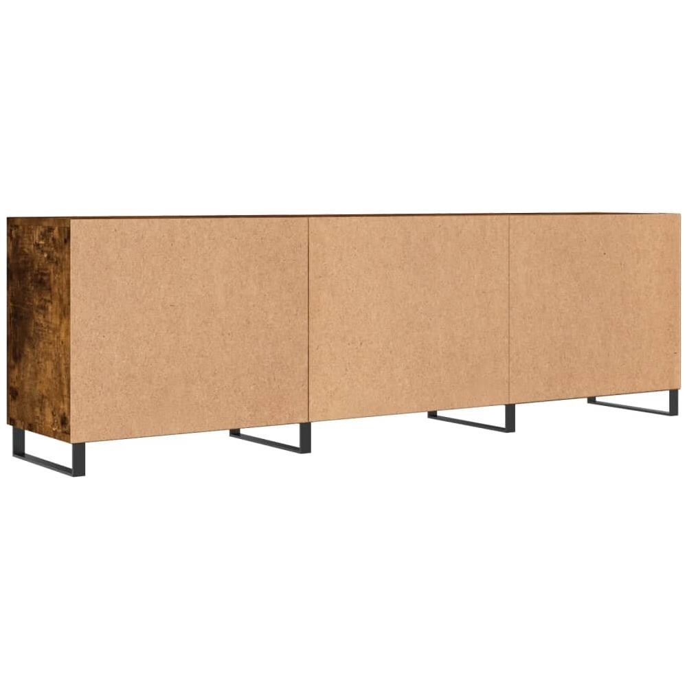 Mobile Porta Tv Rovere Fumo 150x30x50 Cm In Legno Multistrato - Foto 8