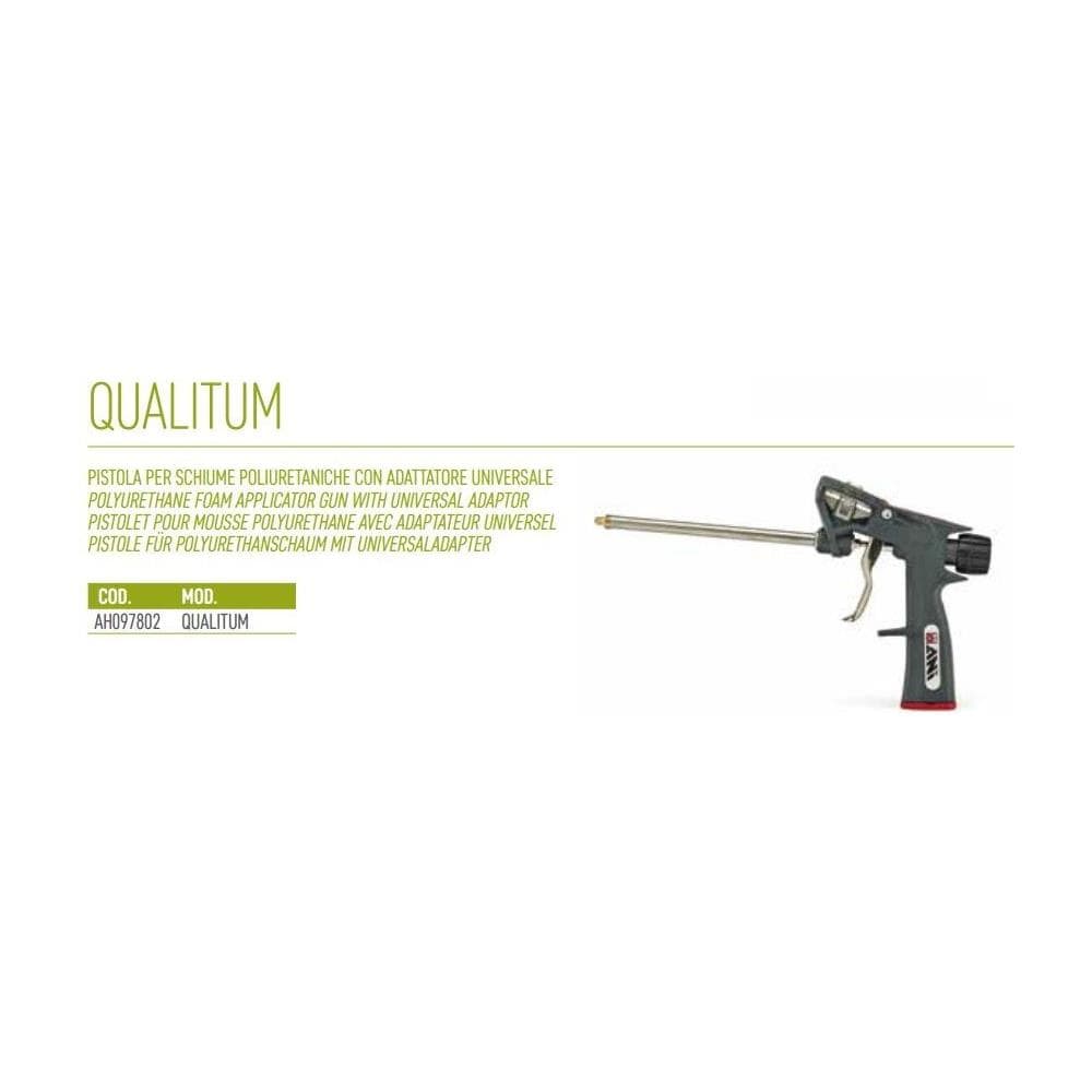 Pistola X Schiuma Poliuretanica Qualitum Ani Ah097802 - Foto 1