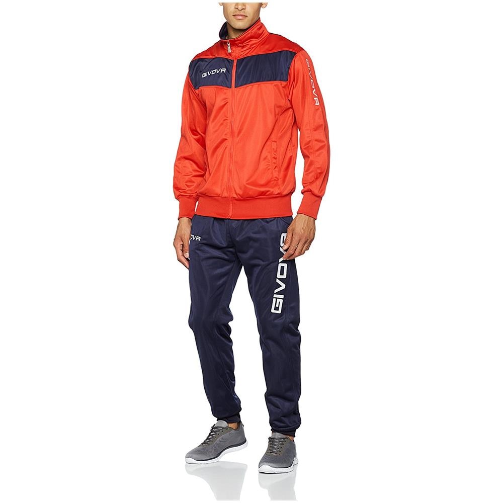 Tuta Sportiva Modello Visa - Tr018 - Taglia Xxl - Colore Rosso / blu - Foto 1
