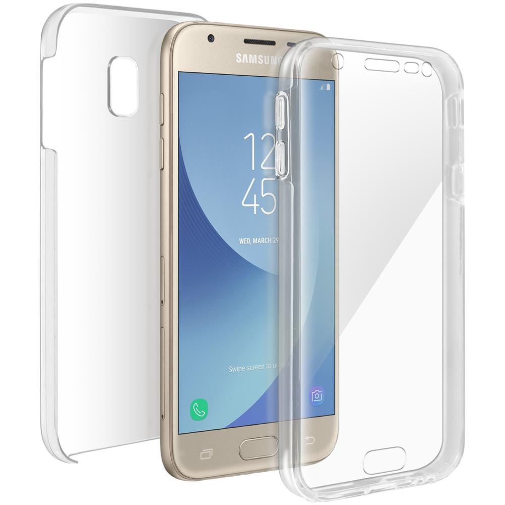 Cover Integrale Ultratrasparente Retro+ Davanti Samsung Galaxy J3 2017 - Foto 1