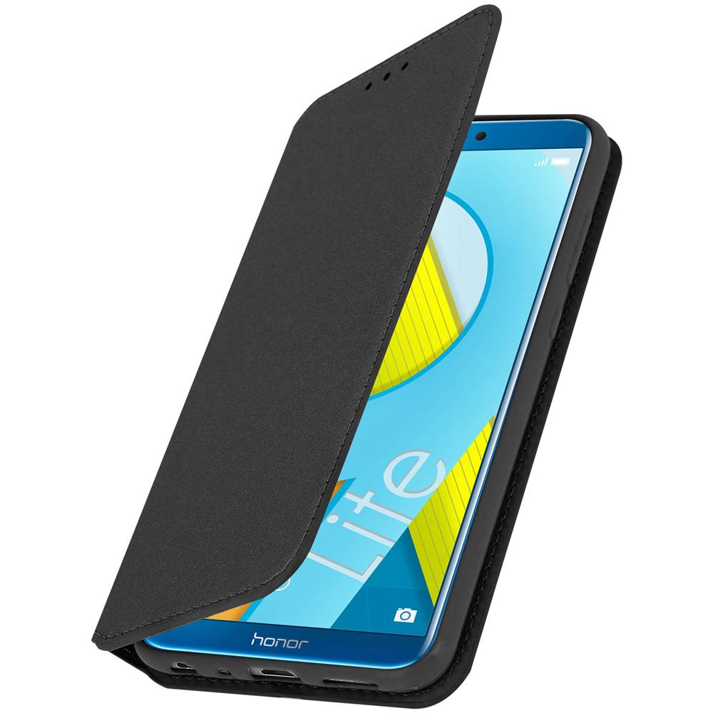 Custodia Honor 9 Lite Custodia Folio Classic Edition Cover Silicone Nera - Foto 1
