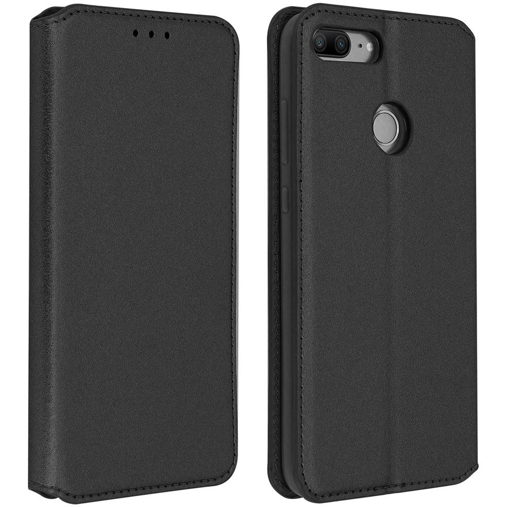 Custodia Honor 9 Lite Custodia Folio Classic Edition Cover Silicone Nera - Foto 2