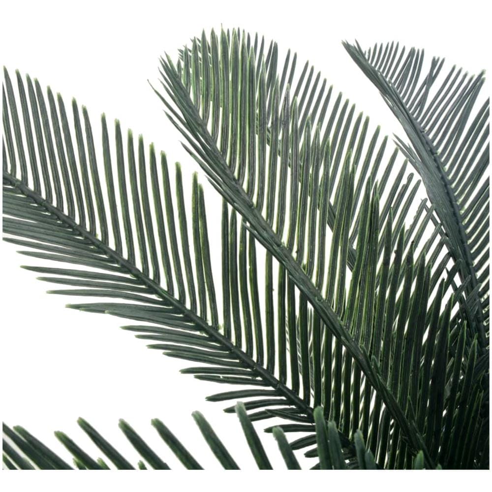 Palma Di Cycas Artificiale Con Vaso Verde 125 Cm - Foto 2