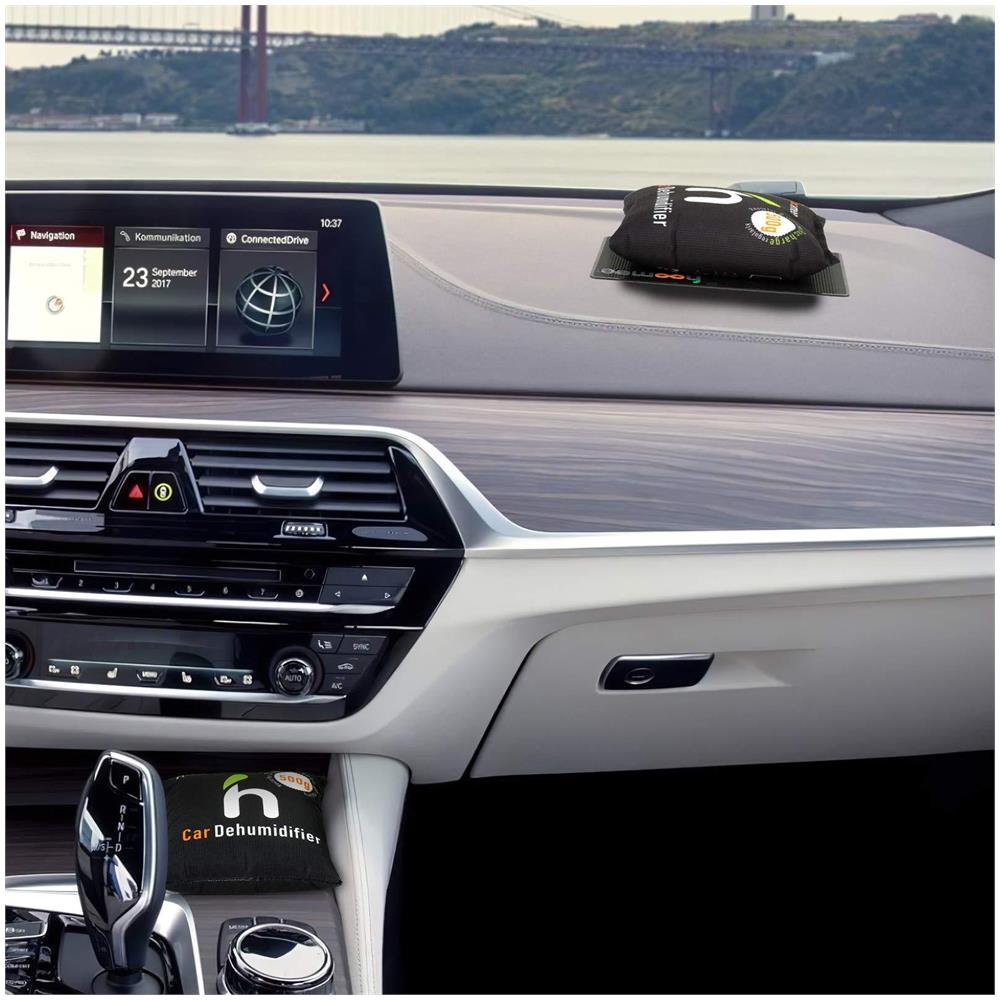 Gel Di Silice Car Deumidificatore Bag 1 Dashboard Anti Slip Pad - Anti Fog Umidit Absorber Odore Eliminator- Impedisce Foggy Di Windows Umidit Muffa (500gx 2)  - Foto 4
