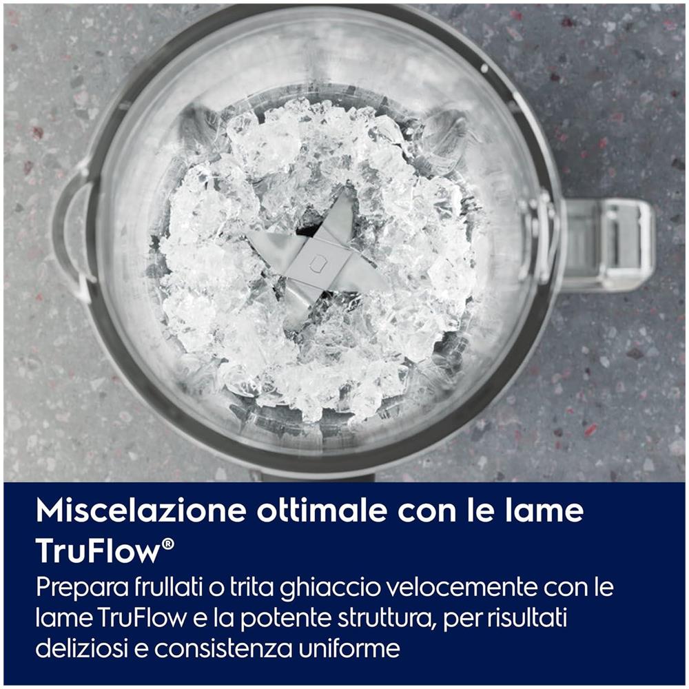 Frullatore con Caraffa E3TB1-4GG Create3 Capacità 1.5 Litri Potenza 500 Watt Colore Grigio Scuro - Foto 2