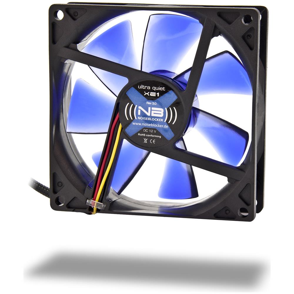 XE1, Disco rigido, Ventilatore, -10 - 65 °C, Nero, Blu, 4 - 13.2, 92 x 25 x 92 mm - Foto 2