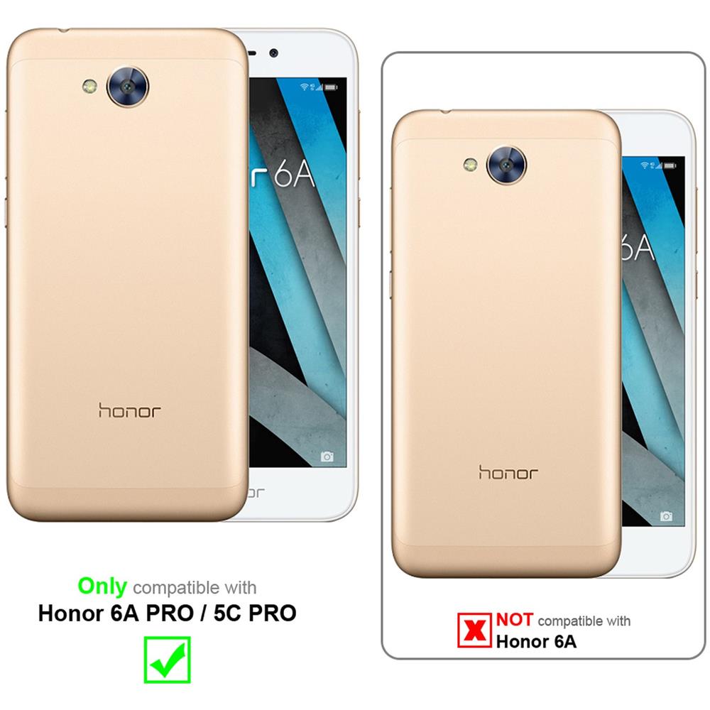 Custodia Compatibile Con Honor 6a / Honor 5c Pro In Candy Nero - Coperchio Protettivo In Silicone Tpu Flessibile - Foto 2