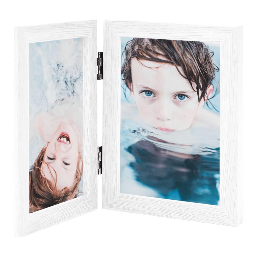 Cornici Portafoto A Libro Bianche 2x (13x18 Cm)  - Foto 1