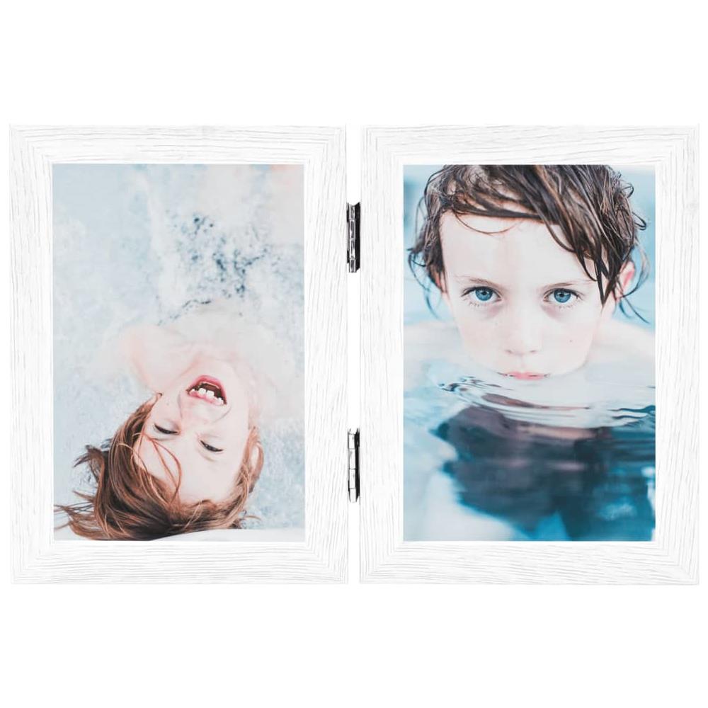 Cornici Portafoto A Libro Bianche 2x (13x18 Cm)  - Foto 2