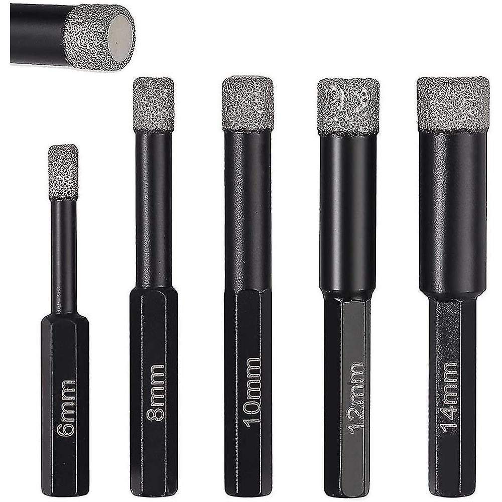 PUNTA DA TRAPANO Triangolo In Lega Per Piastrelle Di Porcellana Cemento Mattoni EUR 7,54 - Foto 6