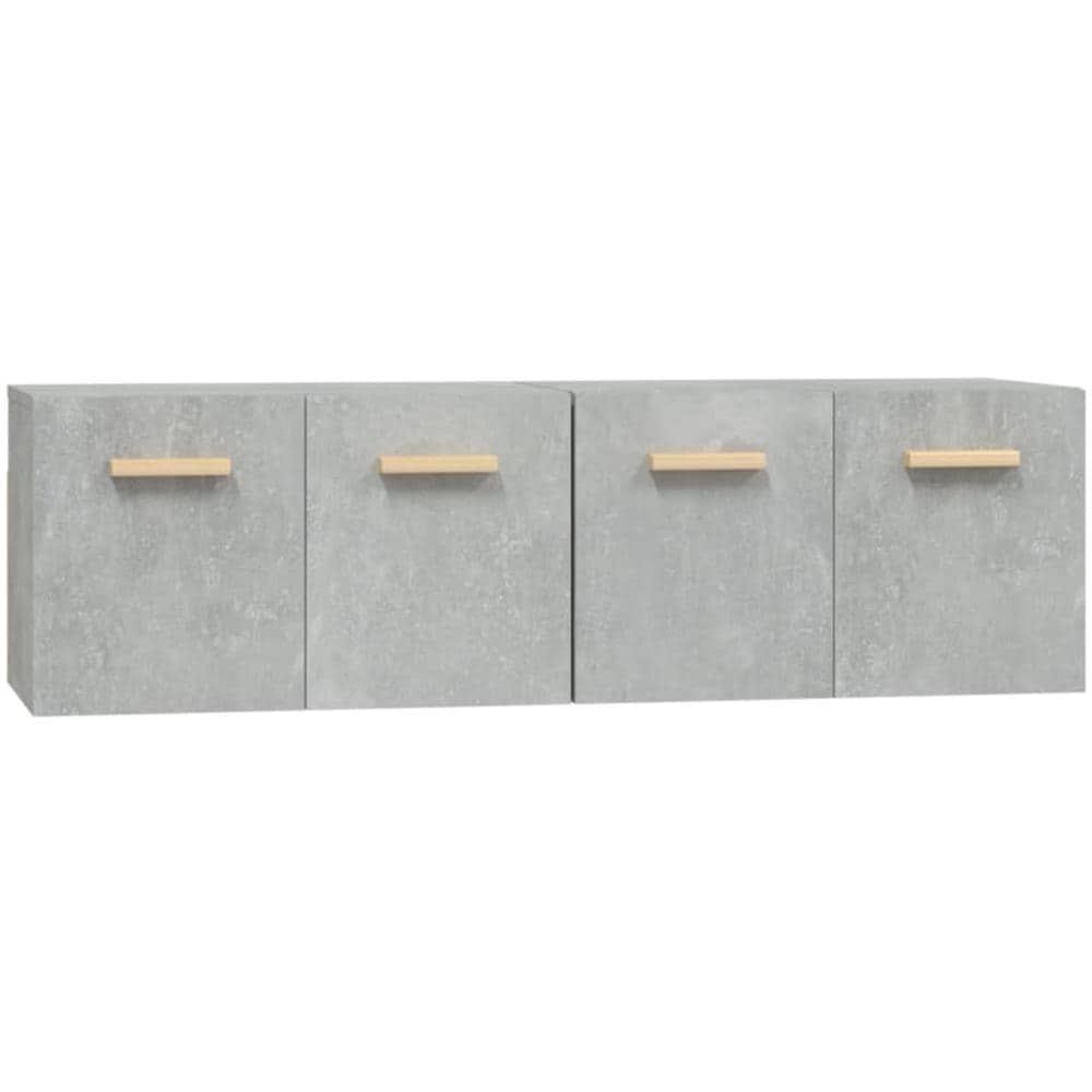 Mobili Parete 2 Pz Grigio Cemento 60x36,5x35 Cm In Multistrato - Foto 2