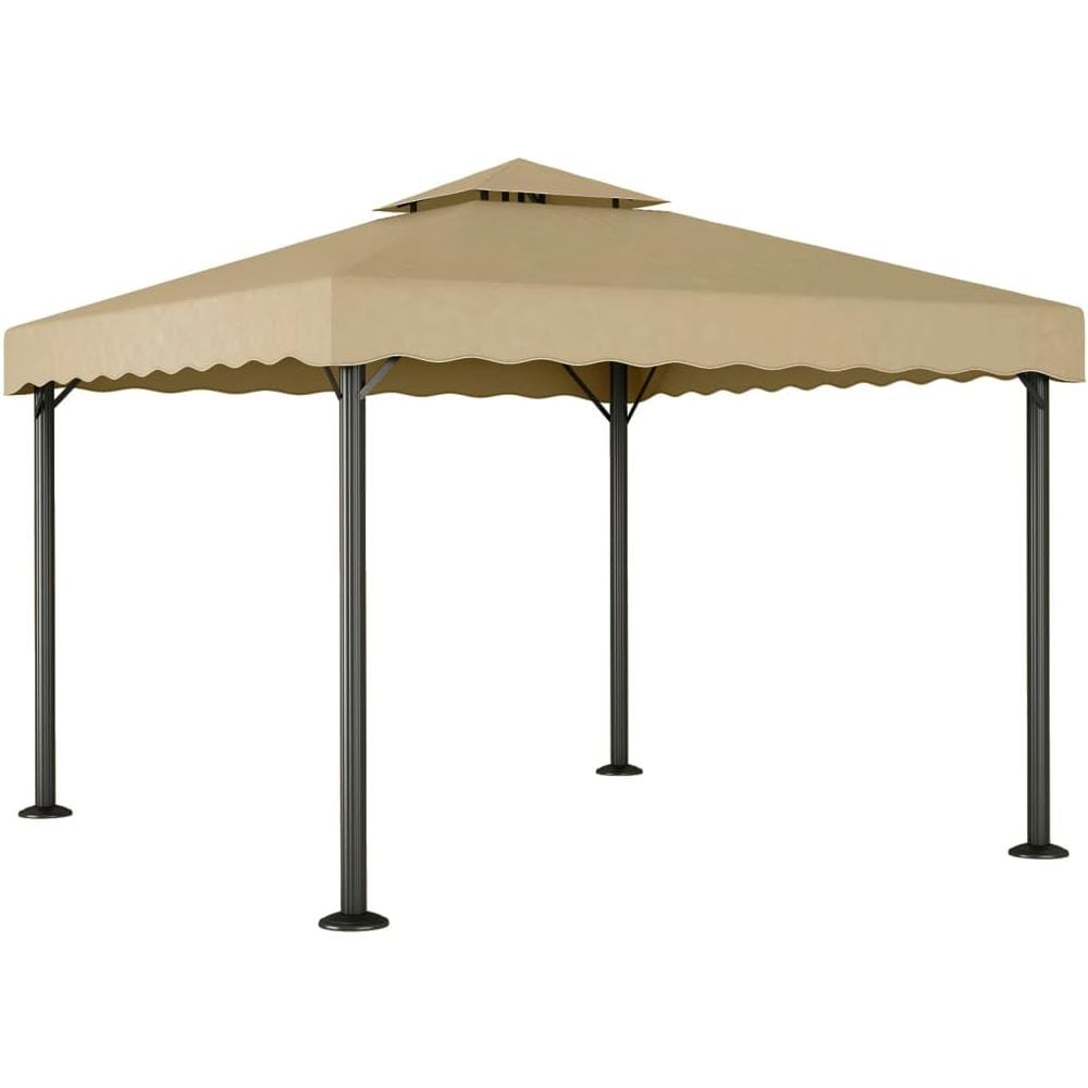 Gazebo Tortora 3x3 M Alluminio E Acciaio - Foto 1