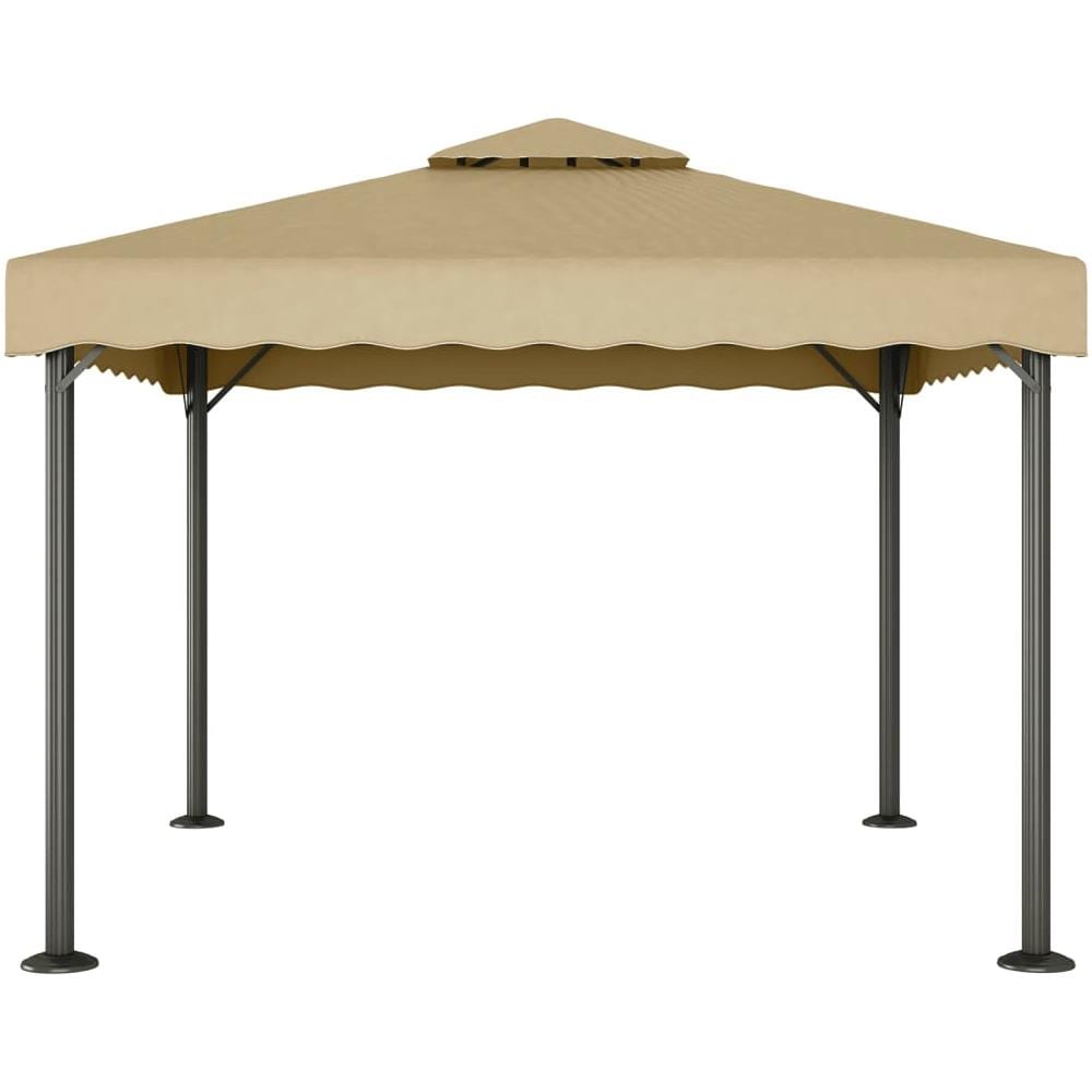 Gazebo Tortora 3x3 M Alluminio E Acciaio - Foto 2